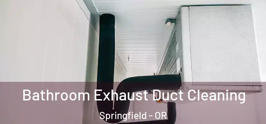 Bathroom Exhaust Duct Cleaning Springfield - OR